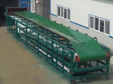 Accordion belt conveyor
