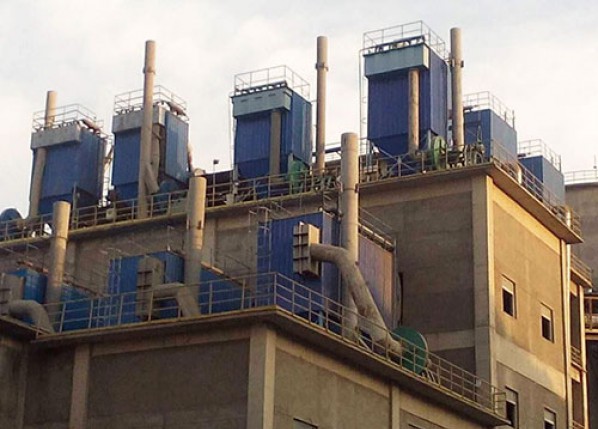 Dust collector of cement plant