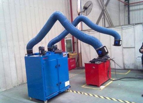 Mobile welding fume purifier