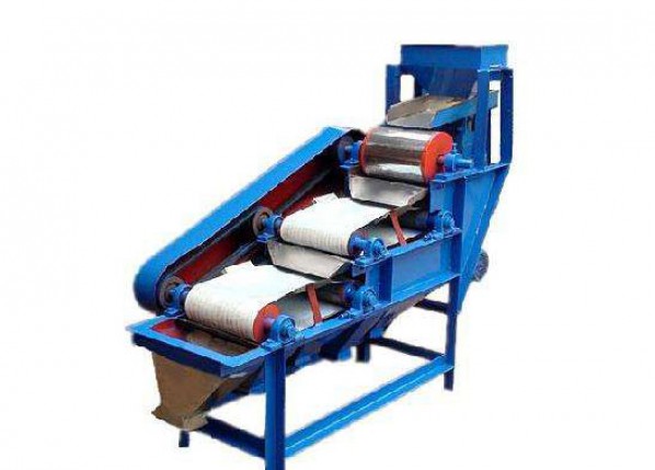 Dry powder magnetic permanent drum magnetic separator