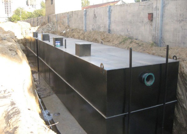 Underground sewage treatment facilities