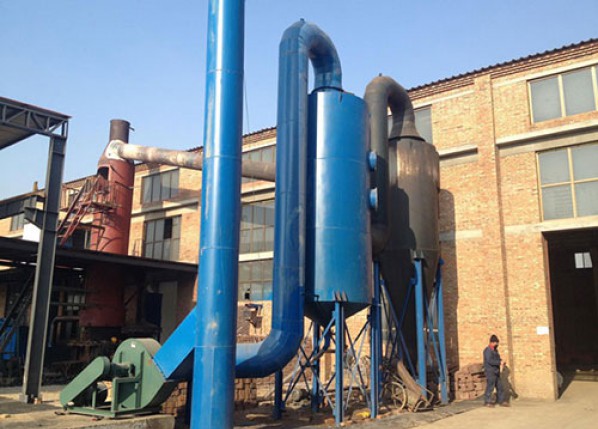 Cupola dust collector of jobbing foundry