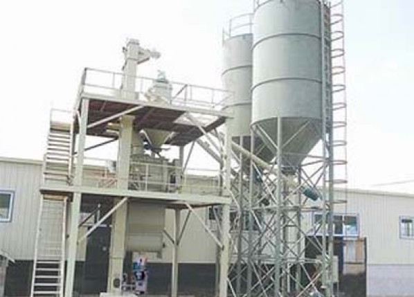 Dry-mixed mortar production line